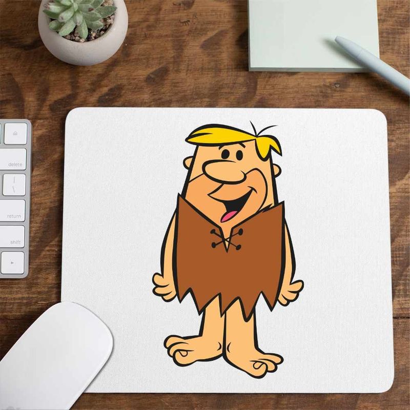 PC, gaming si accesorii - Periferice PC - Mousepad - Mousepad Familia Flintstone Barney Rubble Epoca de Piatra, CoolTrend, 21x19cm - Infinity.ro