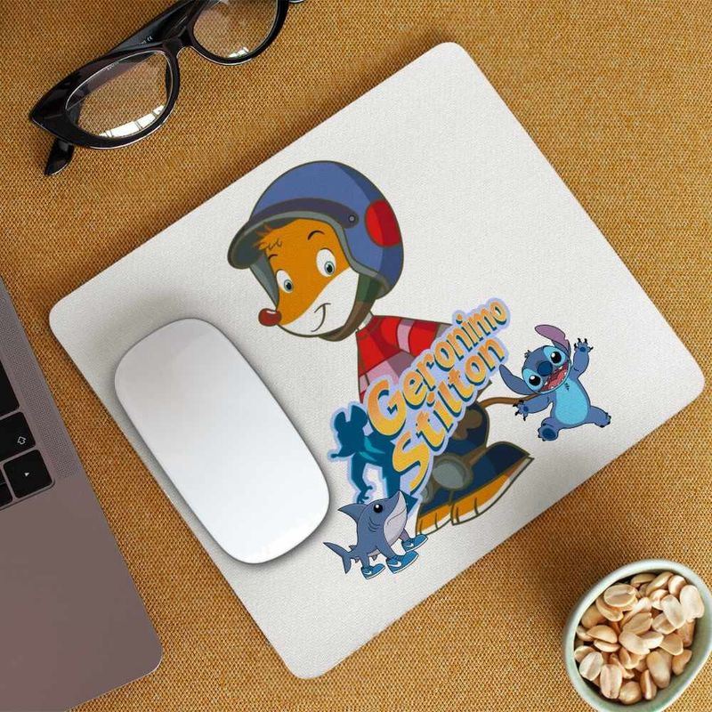 PC, gaming si accesorii - Periferice PC - Mousepad - Mousepad Benjamin Geronimo Stilton Soricel Istet CoolTrend, 21x19cm - Infinity.ro