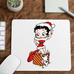 PC, gaming si accesorii - Periferice PC - Mousepad - Mousepad Betty Boop Craciunita Mos Craciun, CoolTrend, 21x19cm - Infinity.ro