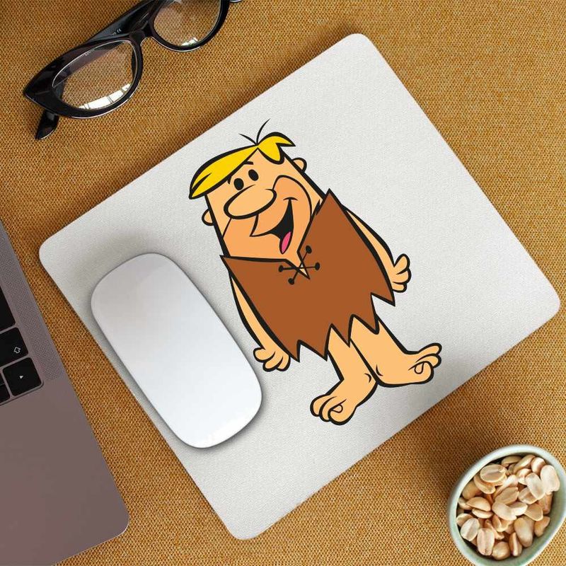 PC, gaming si accesorii - Periferice PC - Mousepad - Mousepad Familia Flintstone Barney Rubble Epoca de Piatra, CoolTrend, 21x19cm - Infinity.ro