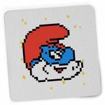PC, gaming si accesorii - Periferice PC - Mousepad - Mousepad Pixel Art Papa Strumf CoolTrend, 21x19cm - Infinity.ro
