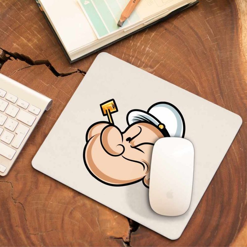 PC, gaming si accesorii - Periferice PC - Mousepad - Mousepad Popeye Marinarul Pescar Pipa Barcagiu, CoolTrend, 21x19cm - Infinity.ro