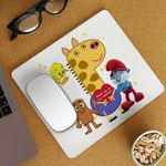 PC, gaming si accesorii - Periferice PC - Mousepad - Mousepad Girafa Gerald Purcelusa Peppa Pig CoolTrend, 21x19cm - Infinity.ro