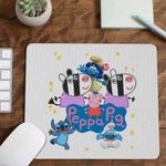 PC, gaming si accesorii - Periferice PC - Mousepad - Mousepad Zebrele Gemeni Zuza Zaza Peppa Pig CoolTrend, 21x19cm - Infinity.ro