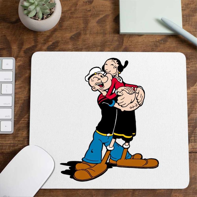 PC, gaming si accesorii - Periferice PC - Mousepad - Mousepad Popeye Marinarul Olive Dans Valentines, CoolTrend, 21x19cm - Infinity.ro