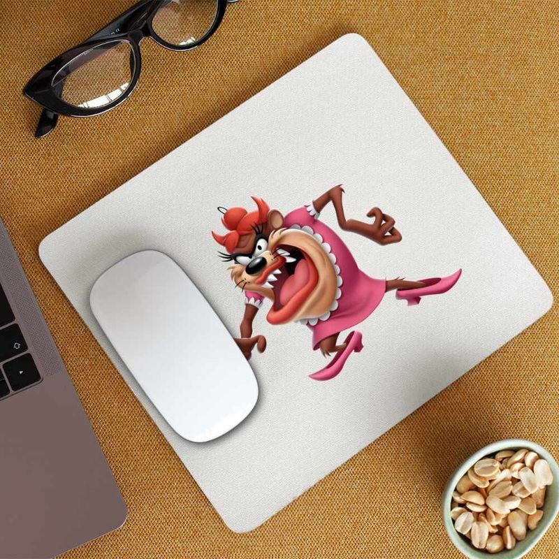 PC, gaming si accesorii - Periferice PC - Mousepad - Mousepad Tasmanian She-Devil Taz Diavol, CoolTrend, 21x19cm - Infinity.ro