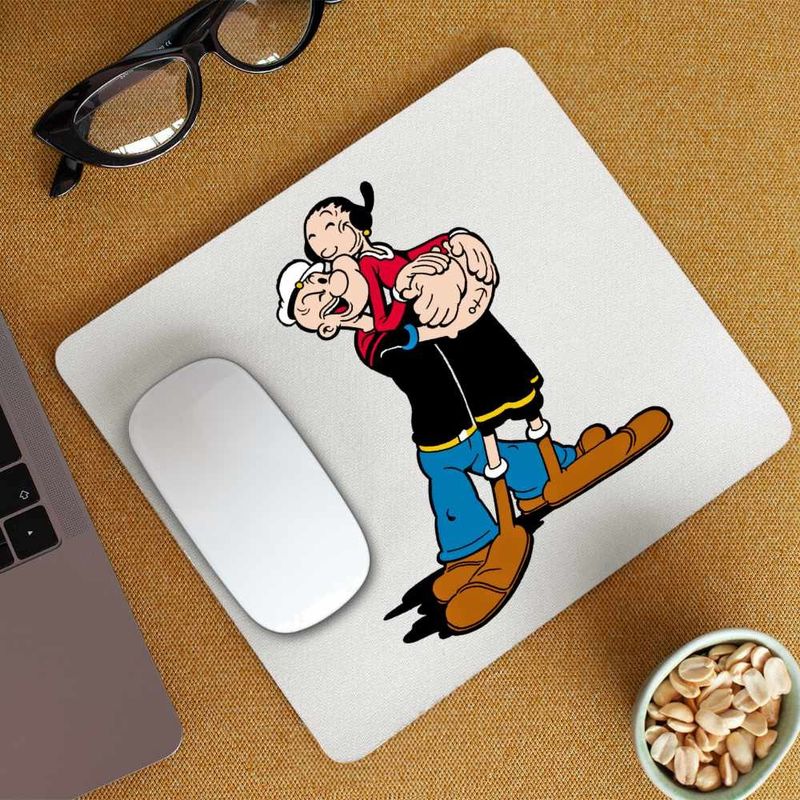 PC, gaming si accesorii - Periferice PC - Mousepad - Mousepad Popeye Marinarul Olive Dans Valentines, CoolTrend, 21x19cm - Infinity.ro