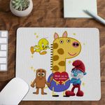 PC, gaming si accesorii - Periferice PC - Mousepad - Mousepad Girafa Gerald Purcelusa Peppa Pig CoolTrend, 21x19cm - Infinity.ro