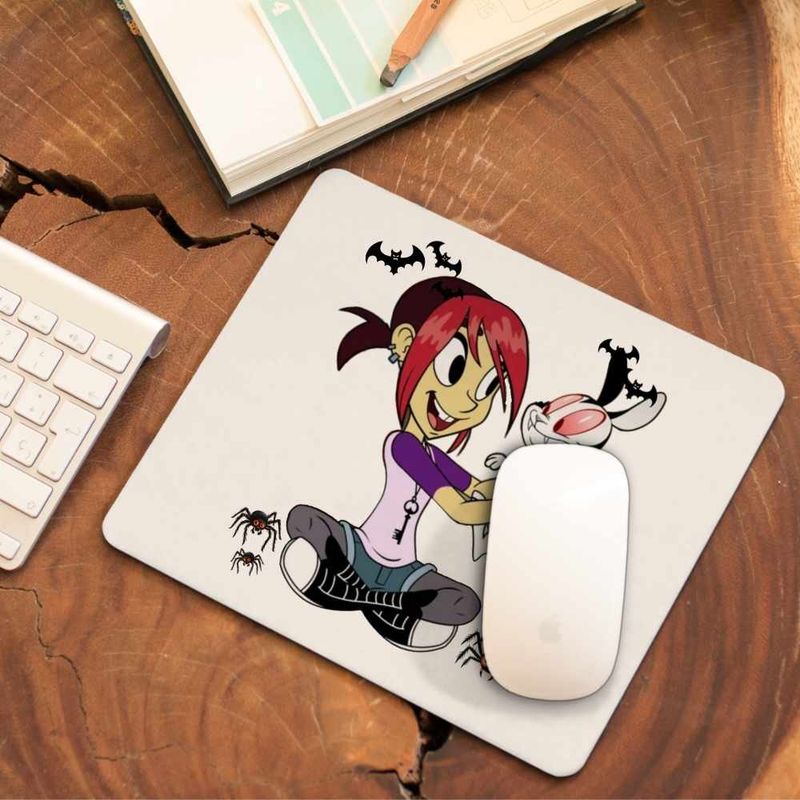 PC, gaming si accesorii - Periferice PC - Mousepad - Mousepad Mina Draculas Vampirul Iepuras CoolTrend, 21x19cm - Infinity.ro
