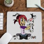 PC, gaming si accesorii - Periferice PC - Mousepad - Mousepad Mina Draculas Vampirul Iepuras CoolTrend, 21x19cm - Infinity.ro