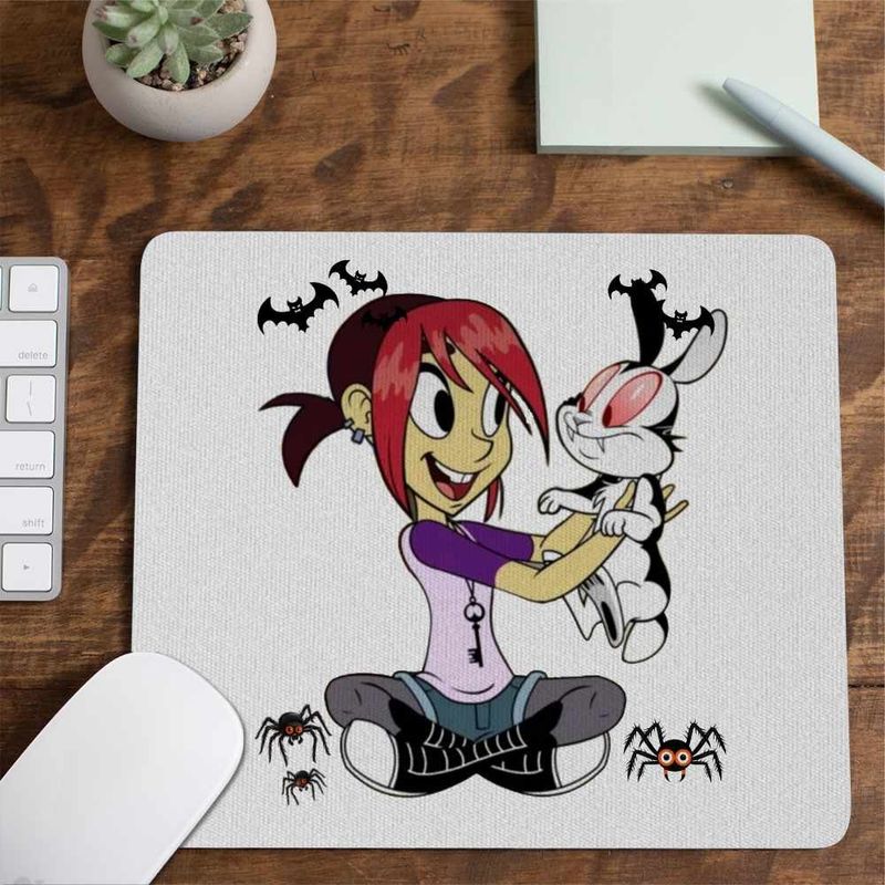 PC, gaming si accesorii - Periferice PC - Mousepad - Mousepad Mina Draculas Vampirul Iepuras CoolTrend, 21x19cm - Infinity.ro
