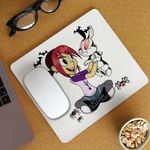 PC, gaming si accesorii - Periferice PC - Mousepad - Mousepad Mina Draculas Vampirul Iepuras CoolTrend, 21x19cm - Infinity.ro