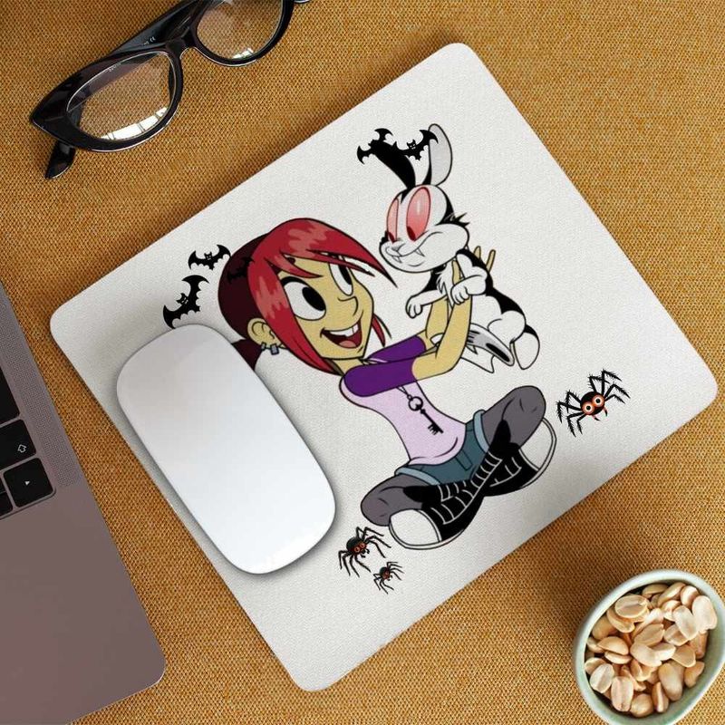 PC, gaming si accesorii - Periferice PC - Mousepad - Mousepad Mina Draculas Vampirul Iepuras CoolTrend, 21x19cm - Infinity.ro