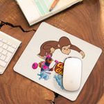 PC, gaming si accesorii - Periferice PC - Mousepad - Mousepad Curious George Creeper Gradina Zoologica CoolTrend, 21x19cm - Infinity.ro