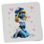PC, gaming si accesorii - Periferice PC - Mousepad - Mousepad Smurfette Strumfii Strumfita Elf CoolTrend, 21x19cm - Infinity.ro