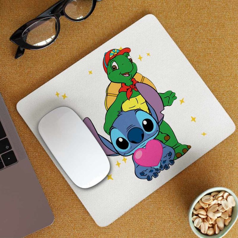 PC, gaming si accesorii - Periferice PC - Mousepad - Mousepad Franklin Stitch CoolTrend, 21x19cm - Infinity.ro