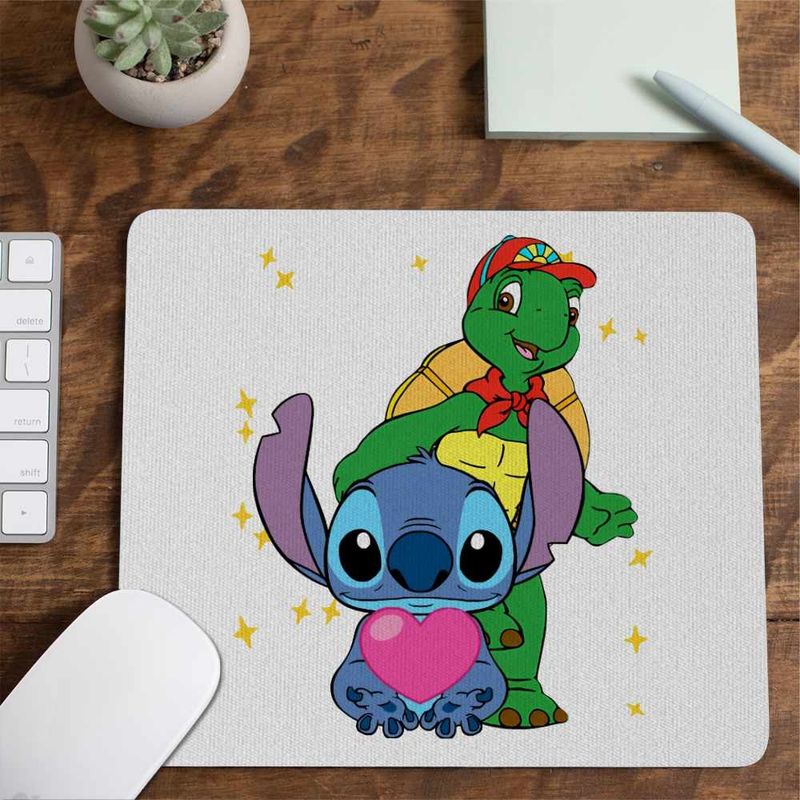 PC, gaming si accesorii - Periferice PC - Mousepad - Mousepad Franklin Stitch CoolTrend, 21x19cm - Infinity.ro