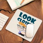 PC, gaming si accesorii - Periferice PC - Mousepad - Mousepad Laboratorul lui Dexter Look Closer, CoolTrend, 21x19cm - Infinity.ro