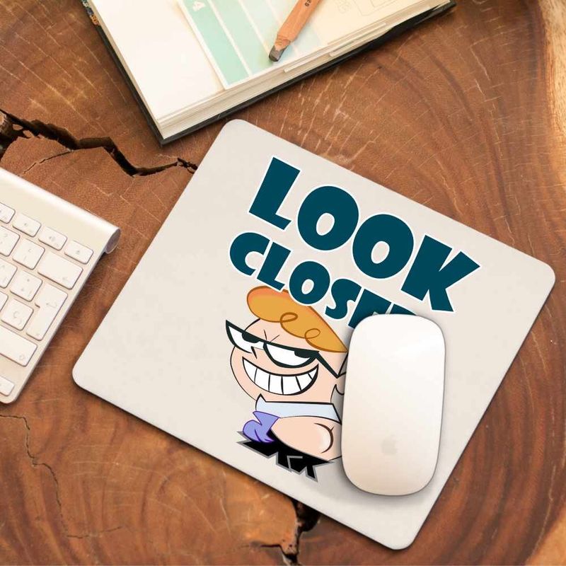 PC, gaming si accesorii - Periferice PC - Mousepad - Mousepad Laboratorul lui Dexter Look Closer, CoolTrend, 21x19cm - Infinity.ro