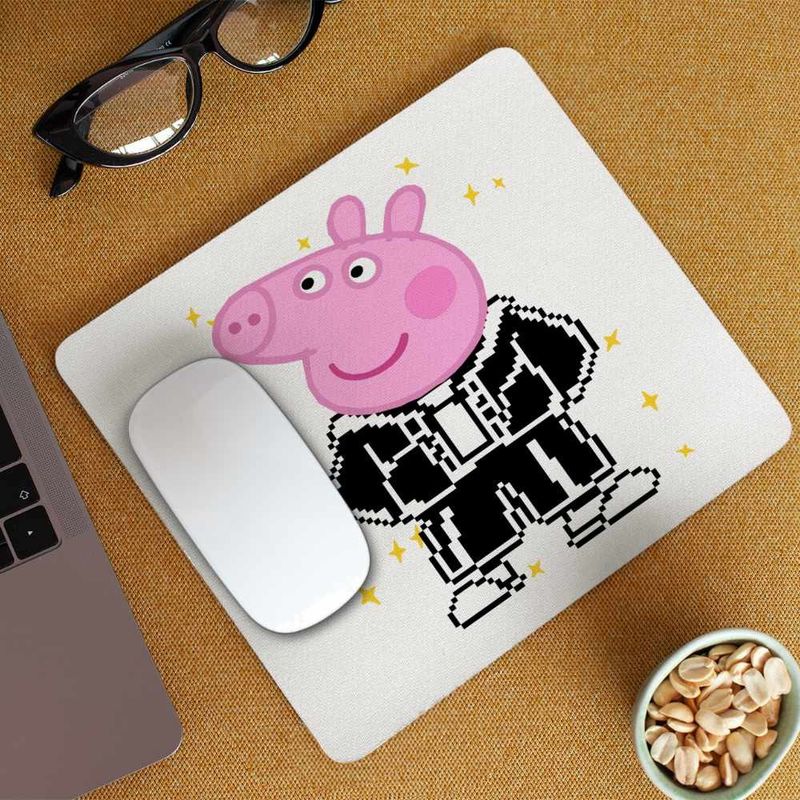 PC, gaming si accesorii - Periferice PC - Mousepad - Mousepad Peppa Pixel Art CoolTrend, 21x19cm - Infinity.ro
