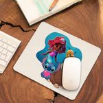 PC, gaming si accesorii - Periferice PC - Mousepad - Mousepad Curiosul George Ariel Stitch Maimuta Desene CoolTrend, 21x19cm - Infinity.ro