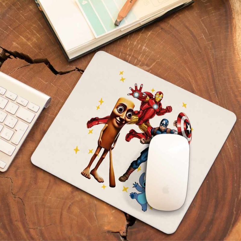 PC, gaming si accesorii - Periferice PC - Mousepad - Mousepad Iron Man Tung Sahur CoolTrend, 21x19cm - Infinity.ro