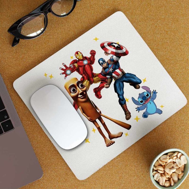 PC, gaming si accesorii - Periferice PC - Mousepad - Mousepad Iron Man Tung Sahur CoolTrend, 21x19cm - Infinity.ro