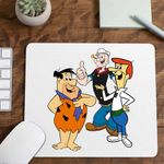 PC, gaming si accesorii - Periferice PC - Mousepad - Mousepad Popeye Marinarul Flintston Jetson Desene Vechi, CoolTrend, 21x19cm - Infinity.ro