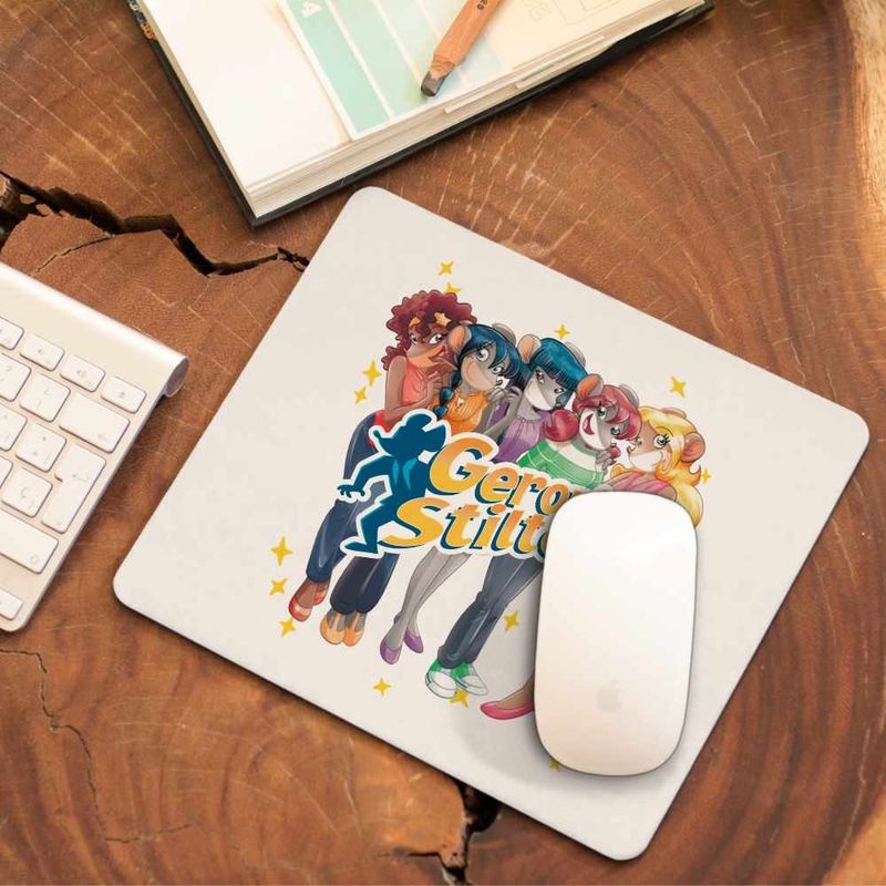 PC, gaming si accesorii - Periferice PC - Mousepad - Mousepad Geronimo Stilton Thea Surori CoolTrend, 21x19cm - Infinity.ro