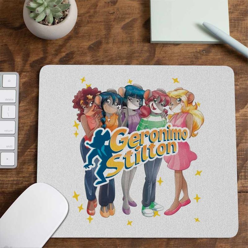 PC, gaming si accesorii - Periferice PC - Mousepad - Mousepad Geronimo Stilton Thea Surori CoolTrend, 21x19cm - Infinity.ro