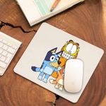 PC, gaming si accesorii - Periferice PC - Mousepad - Mousepad Garfield Bluey Blue Bingo Catei Pisica, CoolTrend, 21x19cm - Infinity.ro