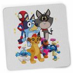 PC, gaming si accesorii - Periferice PC - Mousepad - Mousepad Taffy Paienjenel Bluey Garda Felina Kion Catelusi Constructori CoolTrend, 21x19cm - Infinity.ro
