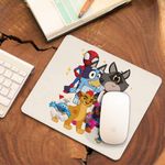 PC, gaming si accesorii - Periferice PC - Mousepad - Mousepad Taffy Paienjenel Bluey Garda Felina Kion Catelusi Constructori CoolTrend, 21x19cm - Infinity.ro
