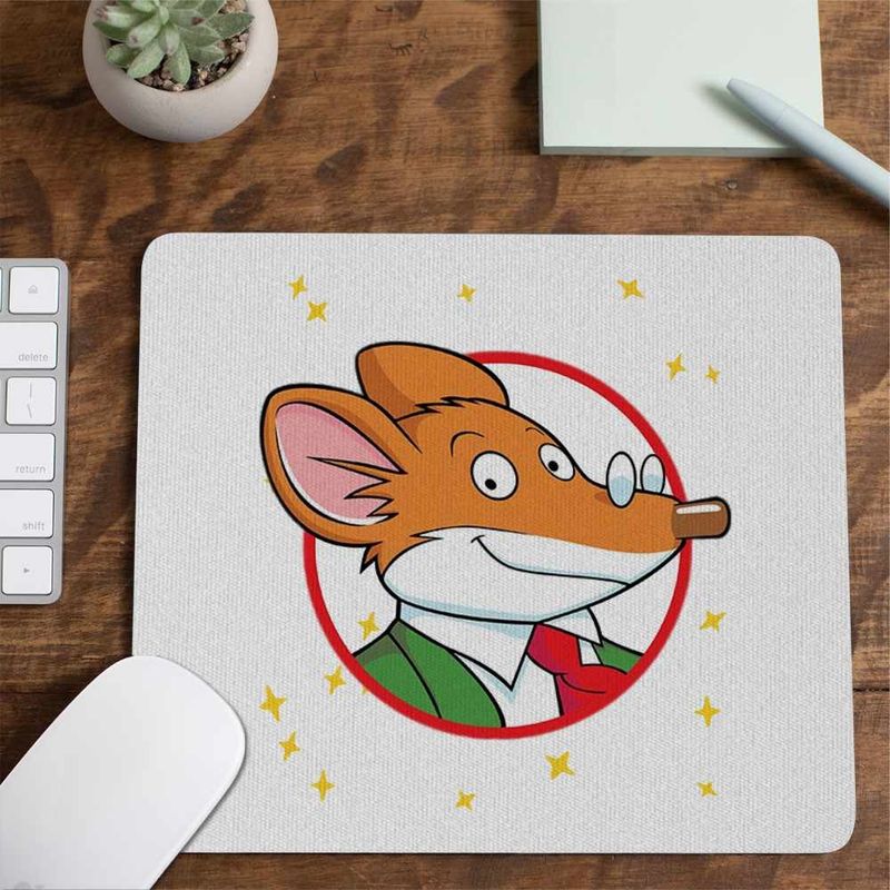 PC, gaming si accesorii - Periferice PC - Mousepad - Mousepad Soricelul Geronimo Stilton CoolTrend, 21x19cm - Infinity.ro