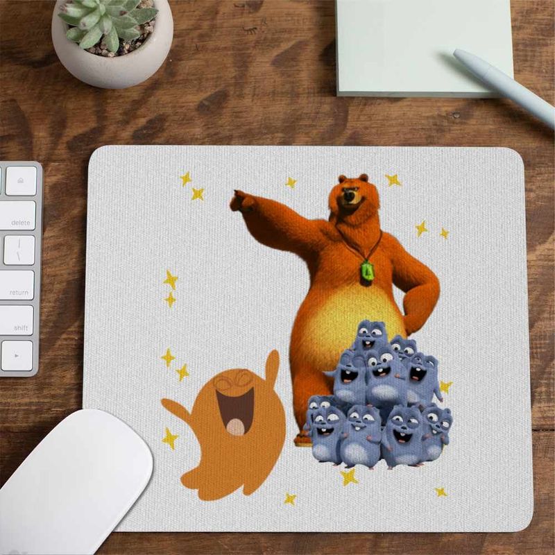 PC, gaming si accesorii - Periferice PC - Mousepad - Mousepad Lamput Grizzy Lemningii CoolTrend, 21x19cm - Infinity.ro