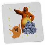 PC, gaming si accesorii - Periferice PC - Mousepad - Mousepad Lamput Grizzy Lemningii CoolTrend, 21x19cm - Infinity.ro