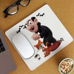 PC, gaming si accesorii - Periferice PC - Mousepad - Mousepad Strumfii Gargamel Azrael Vrajitor CoolTrend, 21x19cm - Infinity.ro