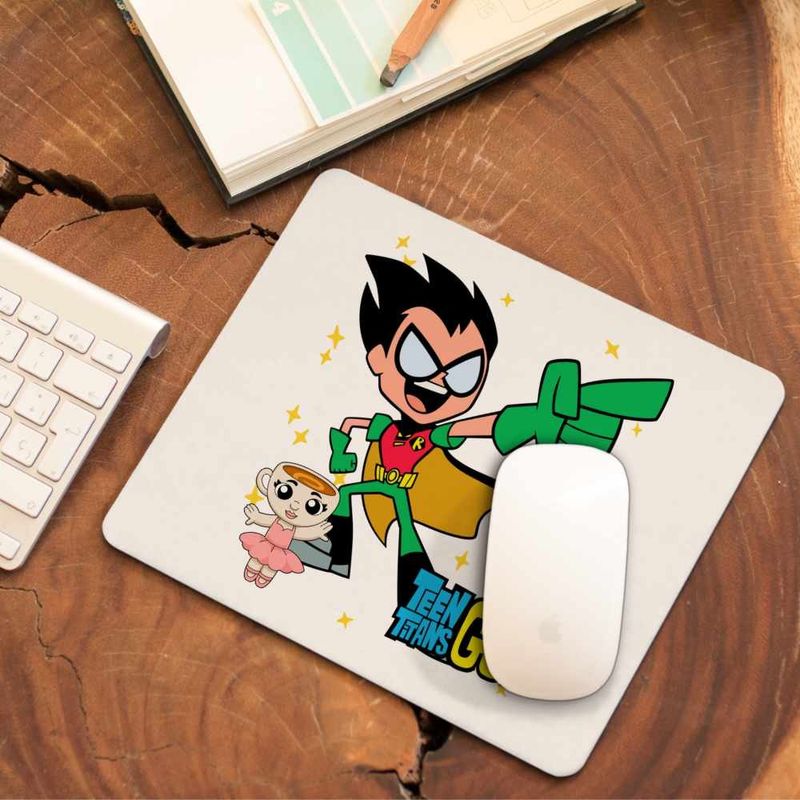 PC, gaming si accesorii - Periferice PC - Mousepad - Mousepad Robin Haideti Tineri Titani CoolTrend, 21x19cm - Infinity.ro