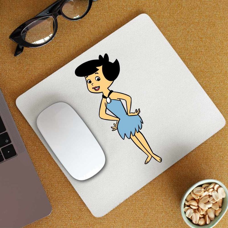 PC, gaming si accesorii - Periferice PC - Mousepad - Mousepad Familia Flintstone Betty Rubble Epoca de Piatra, CoolTrend, 21x19cm - Infinity.ro