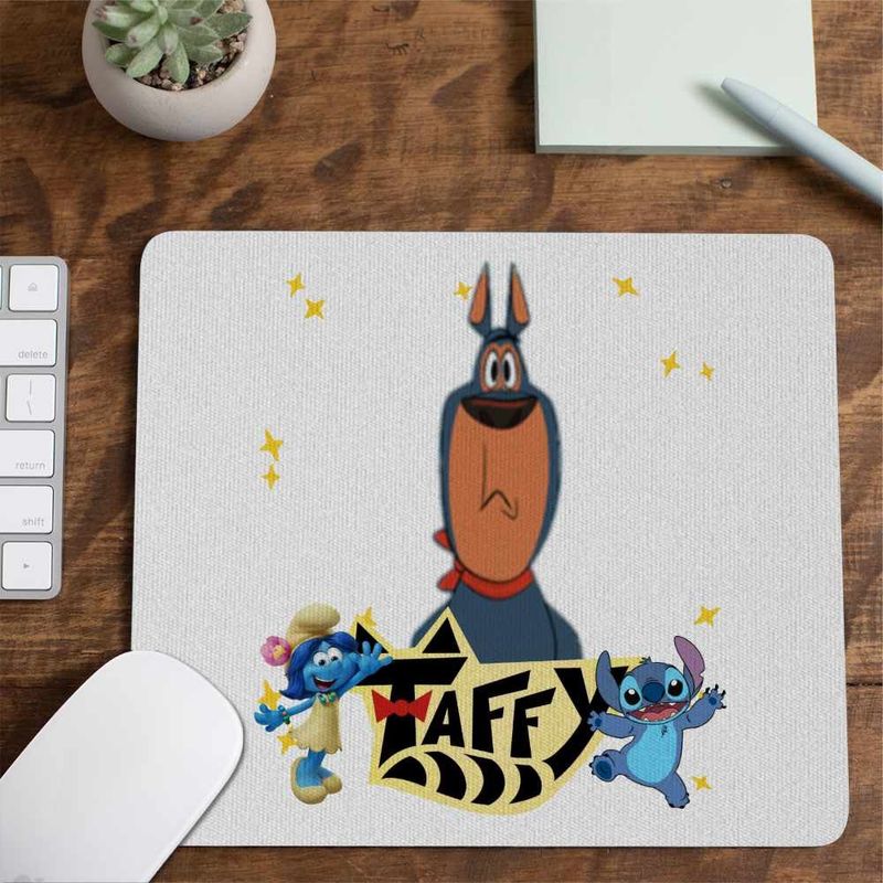 PC, gaming si accesorii - Periferice PC - Mousepad - Mousepad Bentley Taffy Desene cu Raton CoolTrend, 21x19cm - Infinity.ro