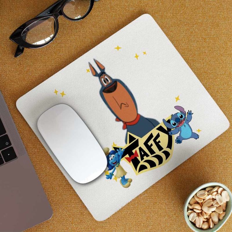 PC, gaming si accesorii - Periferice PC - Mousepad - Mousepad Bentley Taffy Desene cu Raton CoolTrend, 21x19cm - Infinity.ro