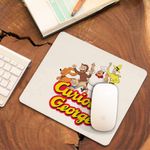 PC, gaming si accesorii - Periferice PC - Mousepad - Mousepad Curious George Gradina Zoologica Cimpanzeu CoolTrend, 21x19cm - Infinity.ro