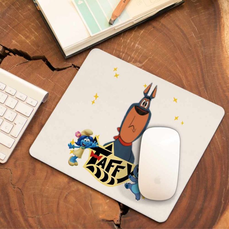 PC, gaming si accesorii - Periferice PC - Mousepad - Mousepad Bentley Taffy Desene cu Raton CoolTrend, 21x19cm - Infinity.ro