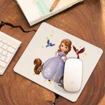 PC, gaming si accesorii - Periferice PC - Mousepad - Mousepad Sofia Intai Veverita Iepuras Pasari, Sofia First CoolTrend, 21x19cm - Infinity.ro