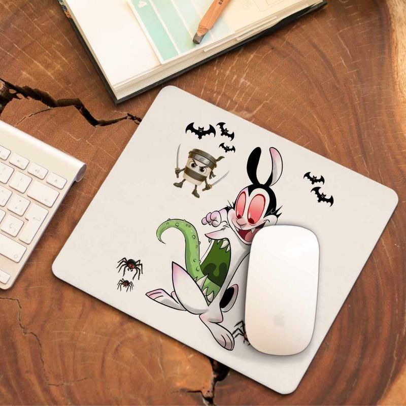 PC, gaming si accesorii - Periferice PC - Mousepad - Mousepad Draculas Vampirul Iepuras Alien Venom CoolTrend, 21x19cm - Infinity.ro