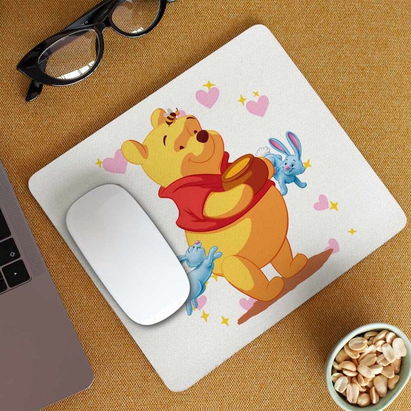 PC, gaming si accesorii - Periferice PC - Mousepad - Mousepad Winnie the Pooh CoolTrend, 21x19cm - Infinity.ro