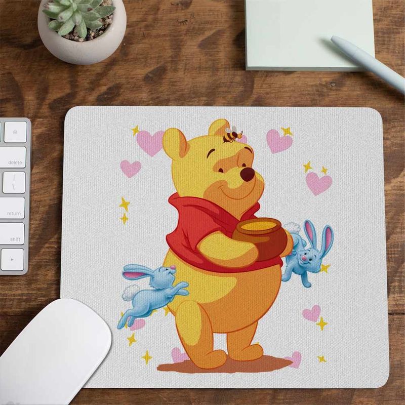 PC, gaming si accesorii - Periferice PC - Mousepad - Mousepad Winnie the Pooh CoolTrend, 21x19cm - Infinity.ro