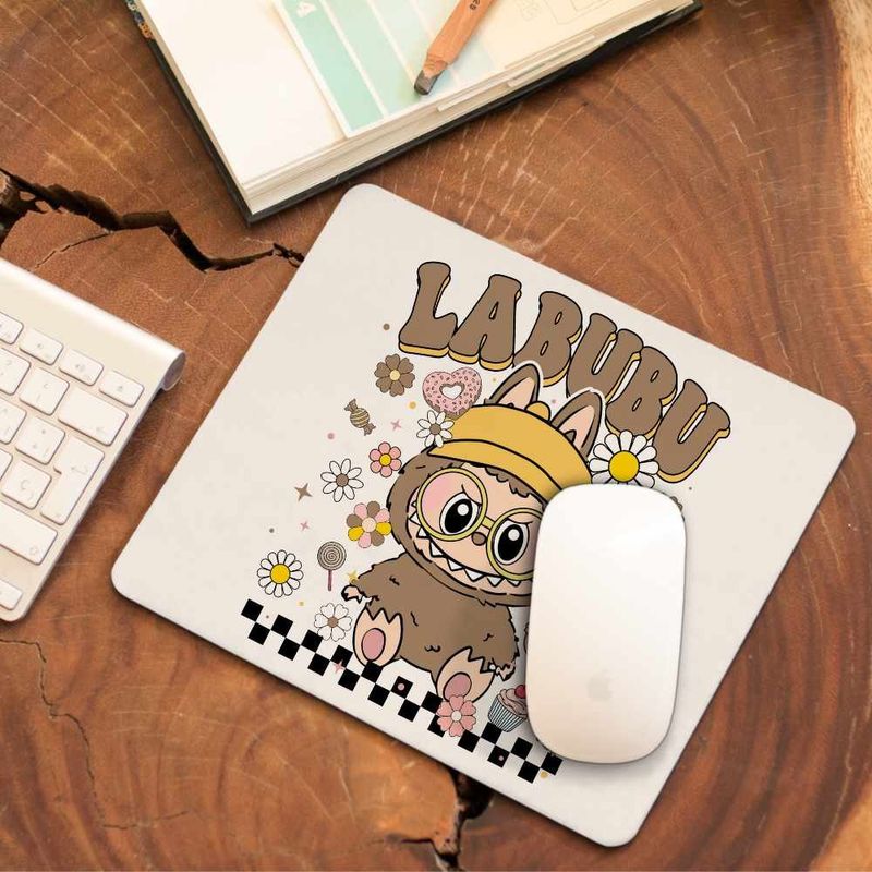PC, gaming si accesorii - Periferice PC - Mousepad - Mousepad Labubu Nerd Power, CoolTrend, 21x19cm - Infinity.ro