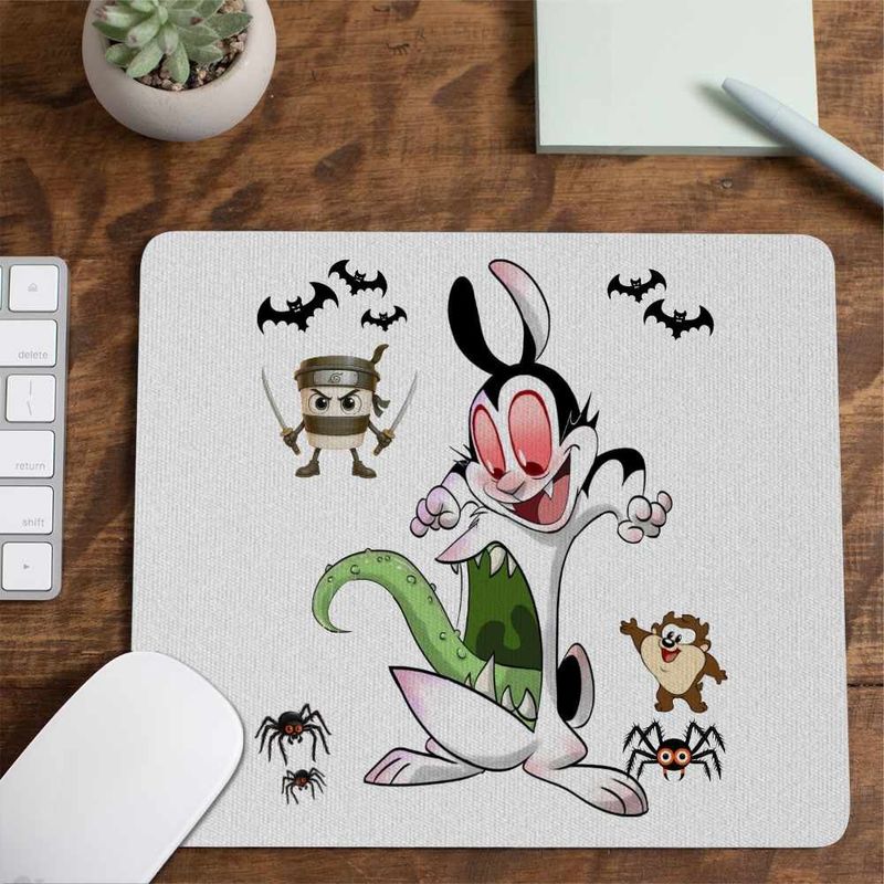 PC, gaming si accesorii - Periferice PC - Mousepad - Mousepad Draculas Vampirul Iepuras Alien Venom CoolTrend, 21x19cm - Infinity.ro