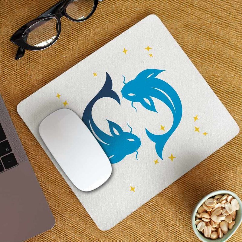 PC, gaming si accesorii - Periferice PC - Mousepad - Mousepad Pesti Horoscop Zodie Astrologie Pisces CoolTrend, 21x19cm - Infinity.ro